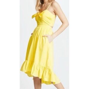 Joie Yellow High Low Dress